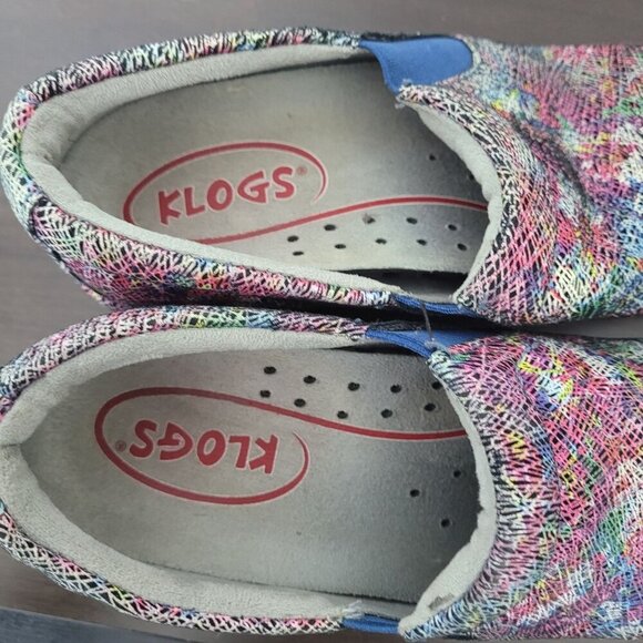 Klogs Womens Slip on Shoes Slip-Resistant Leather Upper Clogs Size 8  JPT - Picture 4 of 11